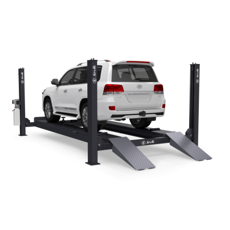 Четырехстоечный электрогидравлический подъемник ПГА-6500/4 Синий RAL5017